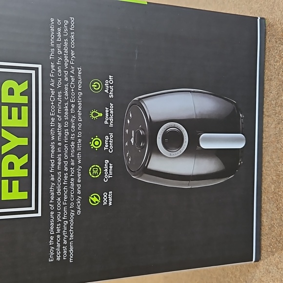 Eco+Chef 2.25 QT Cook Smarter Air Fryer - Picture 5 of 10